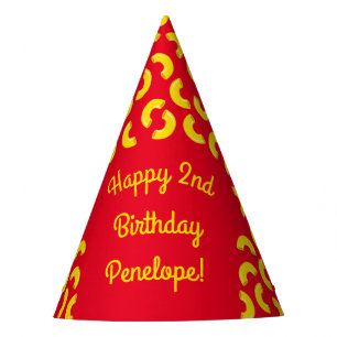 Mac and Cheese Kid 1st Birthday Party Macaroni Party Hat