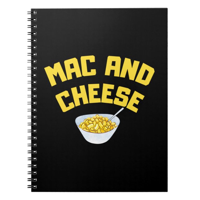 Mac And Cheese| Macaroni And Cheese Notebook (Front)