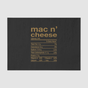 Mac And Cheese Nutrition Facts 2020 Thanksgiving Tissue Paper