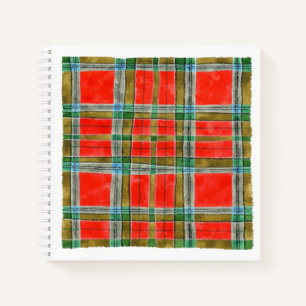 MAC BAIN TARTAN 8.5x8.5 Spiral Notebook