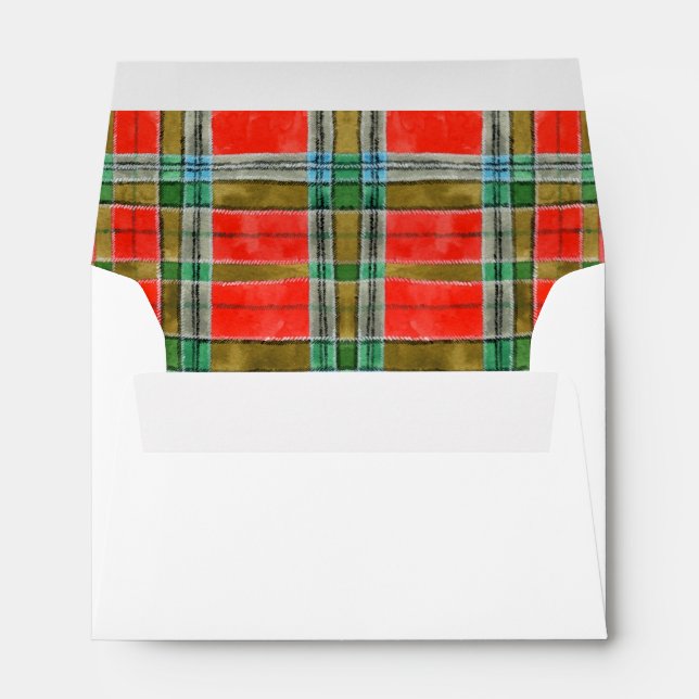 MAC BAIN TARTAN A6 Envelope (4x6 cards) (Back (Bottom))