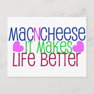 Mac & Cheese Life Postcard