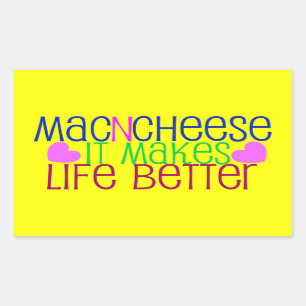 Mac & Cheese Life Sticker