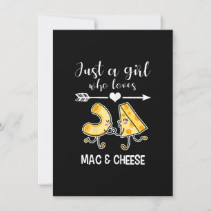 Mac & Cheese Shirt Funny Mac and Cheese Lover Gift Invitation