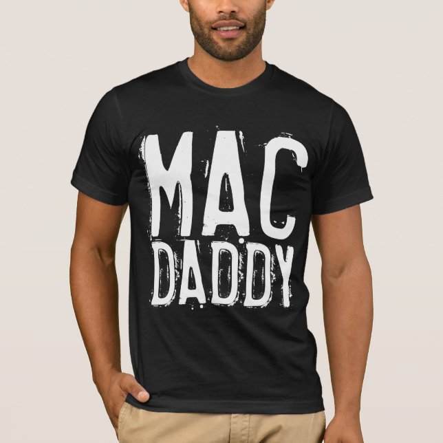 MAC DADDY DAD Vintage Men's T-Shirts (Front)