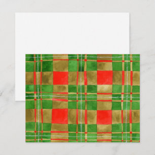 MAC GREGOR TARTAN 4.25x5.5 Flat Card / Horizontal