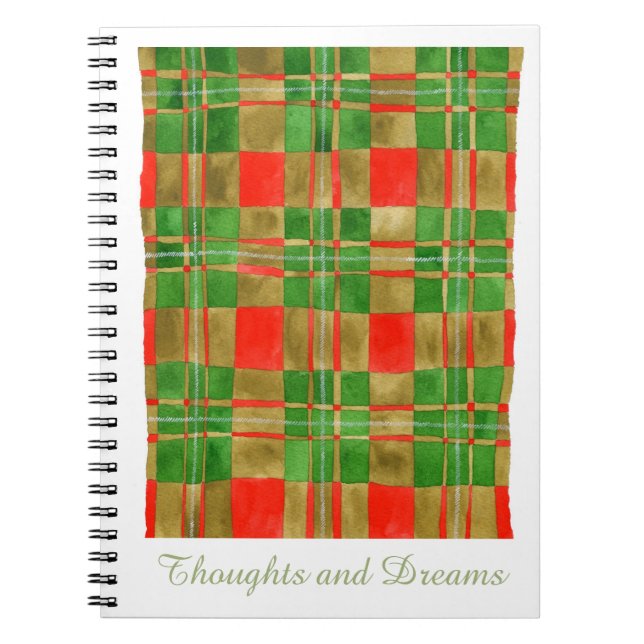 MAC GREGOR TARTAN 6.5x8.75 Spiral Notebook (Front)