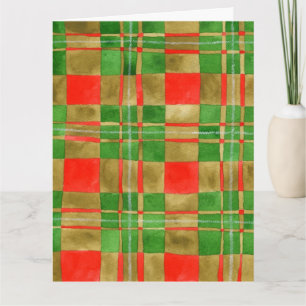 MAC GREGOR TARTAN Big Birthday Card