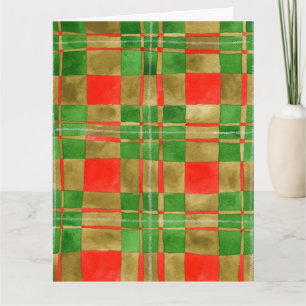 MAC GREGOR TARTAN Big Greeting Card