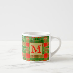 MAC GREGOR TARTAN Espresso Cup + Initial