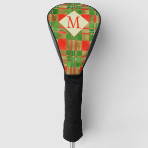MAC GREGOR TARTAN Golf Driver Cover + Initial