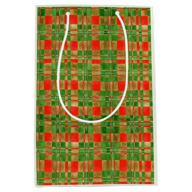 MAC GREGOR TARTAN - Sac cadeau moyen (Devant)