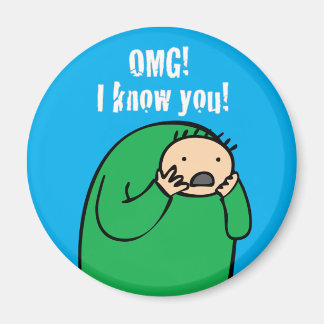 Mac OMG ! Aimant (bleu)