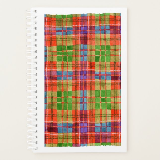 MAC RAE TARTAN 5.5x8.5 Planner  (Front)