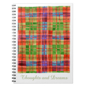 MAC RAE TARTAN 6.5x8.75 Spiral Notebook 
