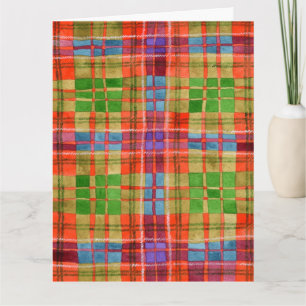 MAC RAE TARTAN Big Greeting Card