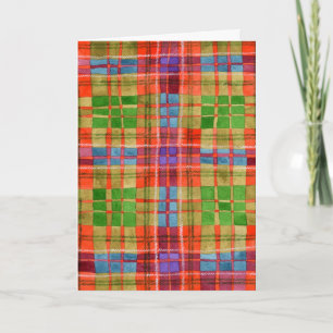 MAC RAE TARTAN Birthday Card