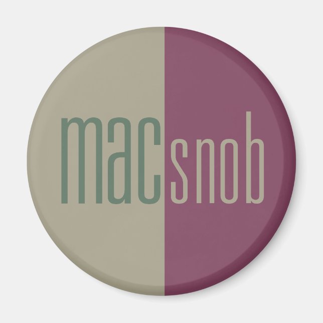 Mac Snob Magnet (Devant)