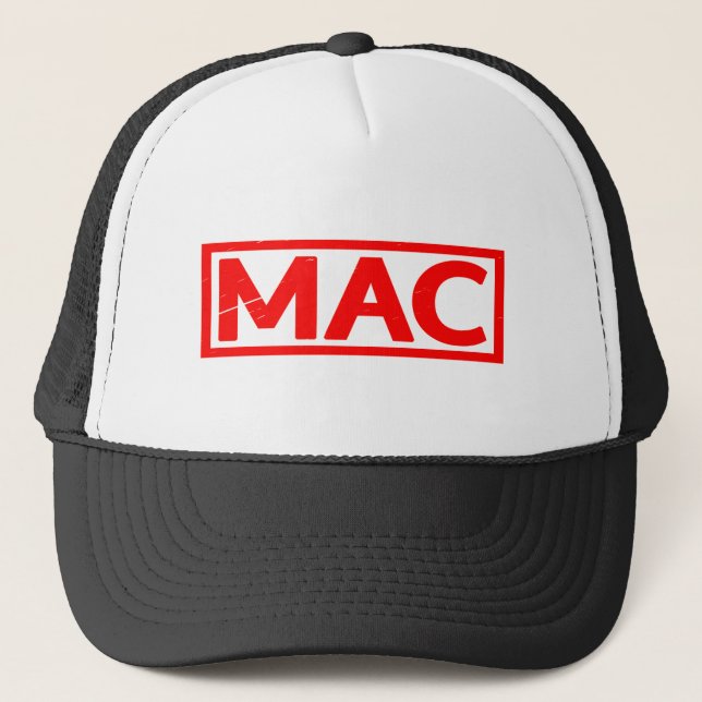 Mac Stamp Trucker Hat (Front)