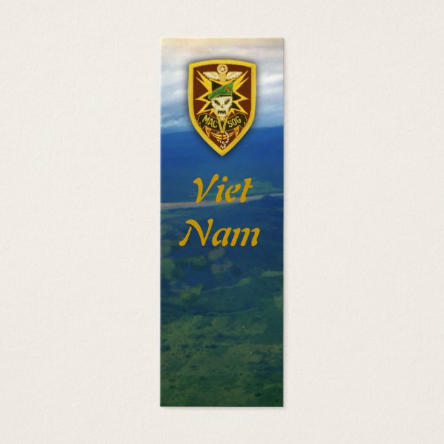 mac v sog vietnam veteran patch bookmarkers (Front)