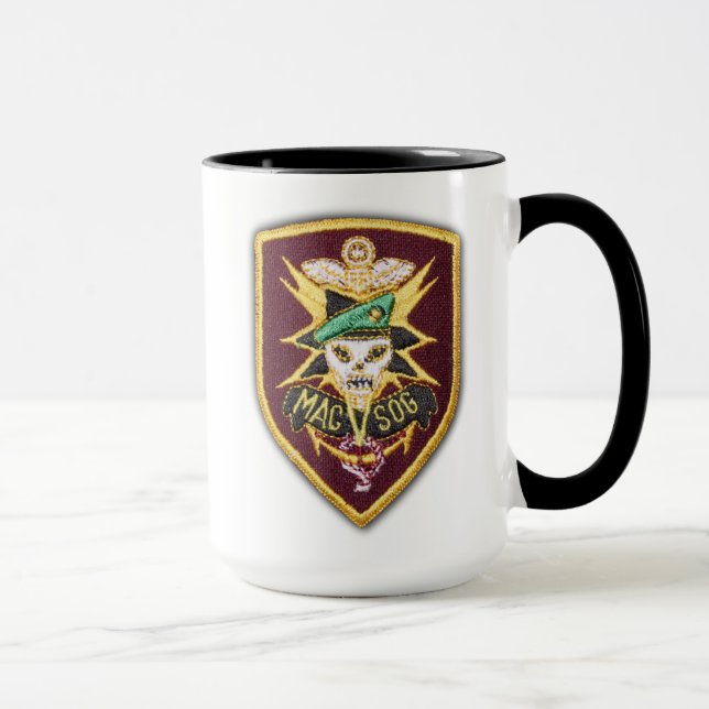 MAC V SOG Vietnam war veterans patch Mug (Right)