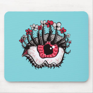 Macabre Eye Creepy Witchy Goth Mouse Pad