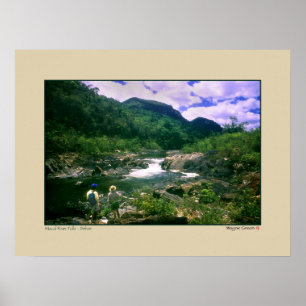 Macal River Falls - Black Rock - Belize Poster