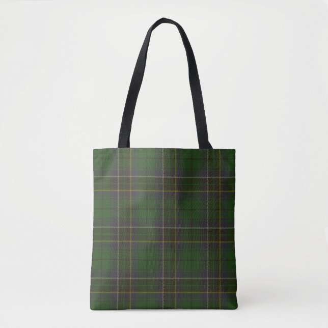 MacAlpine Clan Tartan Tote Bag (Front)