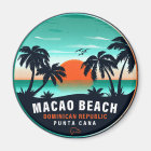 Macao Beach Dominican Retro Sunset Souvenir 60s