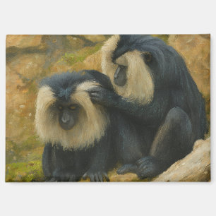 Macaque Bond – Grooming Ritual Magnet