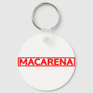 Macarena Stamp Keychain