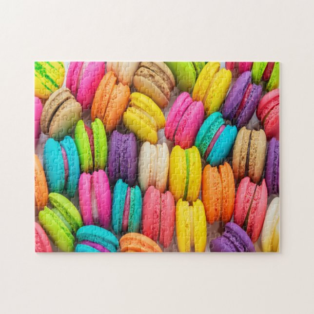 Macaron Cakes Delight Jigsaw Puzzle (Horizontal)