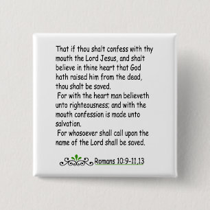 Macaron Carré 5 Cm 10:9 de Romains - bouton 11,13