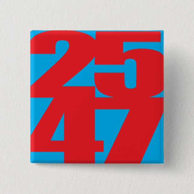 MACARON CARRÉ 5 CM 25 47 (Devant)