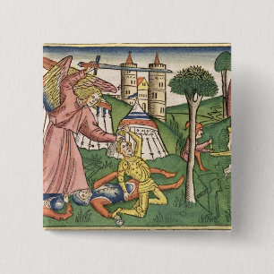 Macaron Carré 5 Cm 2 vengeance de rois 19 Dieu 35-37 sur l'Assyria,