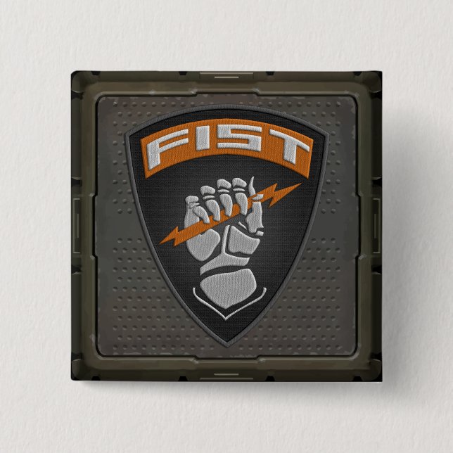 Macaron Carré 5 Cm [500] Forward Observer (FIST) [Patch] (Devant)