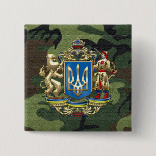 Macaron Carré 5 Cm [500] Ukraine : Manteaux d'armoiries supplémentair