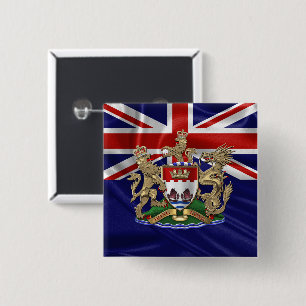 Macaron Carré 5 Cm [600] Hong Kong - 1959-1997 Armoiries