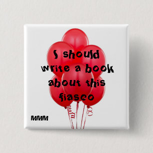 Macaron Carré 5 Cm 99 ballons rouges