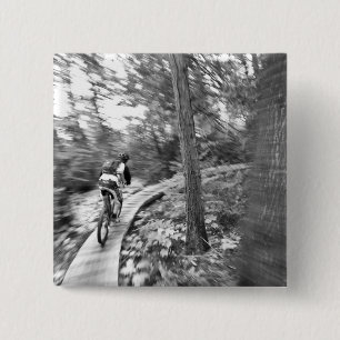 Macaron Carré 5 Cm Aaron Rodgers en VTT sur le Stairway to
