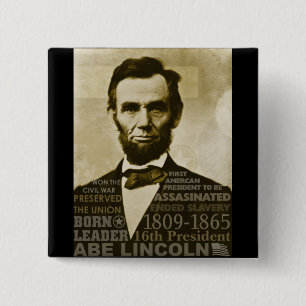 Macaron Carré 5 Cm Abe Lincoln