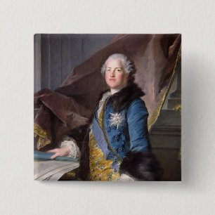 Macaron Carré 5 Cm Abel Francois Poisson Marquis de Marigny, 1755