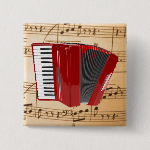 Macaron Carré 5 Cm Accordion : L'Accordion rouge