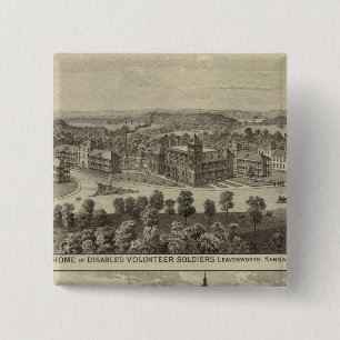 Macaron Carré 5 Cm Accueil des soldats bénévoles handicapés