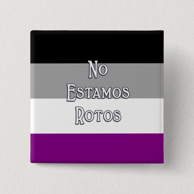 Macaron Carré 5 Cm Ace No Estamos... (Devant)