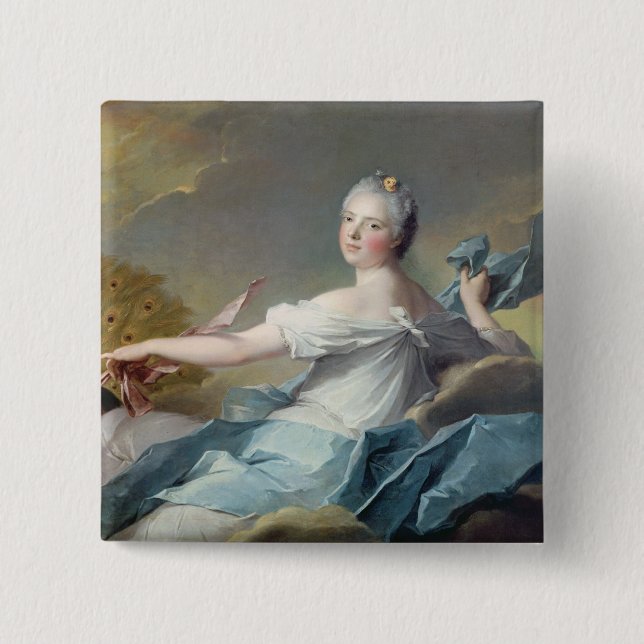Macaron Carré 5 Cm Adelaïde De France, comme élément d'air (Devant)