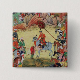 Macaron Carré 5 Cm Adham Khan rendant hommage à Akbar chez Sarangpur