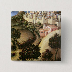 Macaron Carré 5 Cm Adoration du retable de Magi