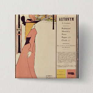 Macaron Carré 5 Cm Affiche de publicité pour 'le Book jaune