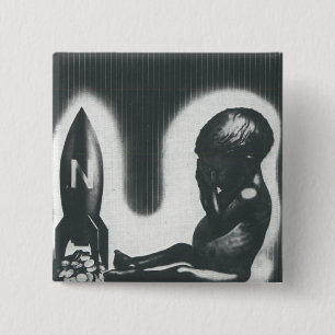 Macaron Carré 5 Cm Affiches de propagande d'Union Soviétique de